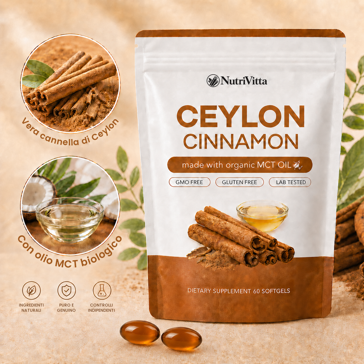 Confezione di Cannella di Ceylon NutriVitta